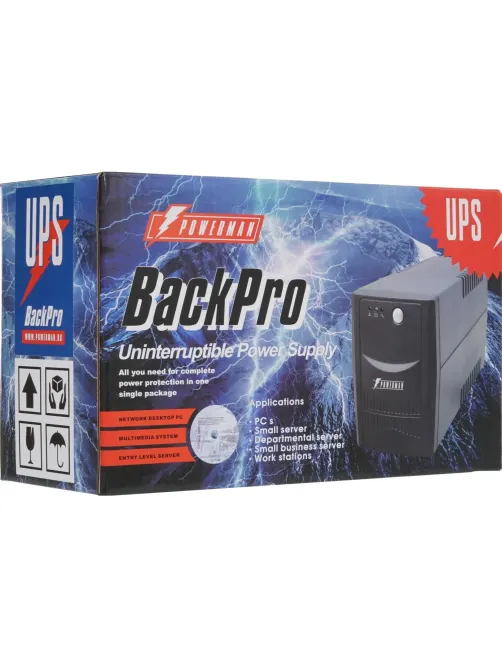 ИБП POWERMAN Back Pro 850 PLUS, line-interactive, USB, 850VA, 480W