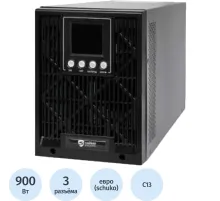 ИБП Сайбер Электро ЭКСПЕРТ-II-1000 Онлайн, 1000ВА/900Вт, 2 EURO + 1xС13