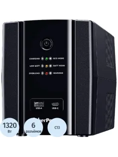 ИБП Cyberpower UT2200EIG Line-Int 2200VA/1320W USB/RJ11/45, 6xС13