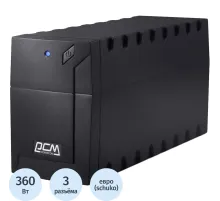 ИБП Powercom Raptor RPT-600A EURO L-Interactive 600VA/360W 3 Euro розетки