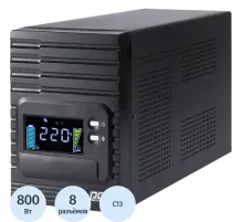 ИБП Powercom Smart King Pro+ SPT-1000 LCD 800Вт 1000ВА