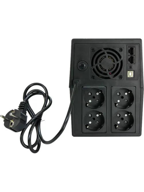 ИБП Энергия 2000 LCD USB, лин.-инт., 2000ВА/1200Вт, 4xEURO(Е0201-0370)