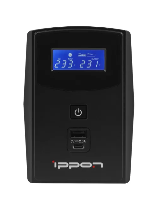 ИБП Ippon Back Power Pro II 500 500VA 300Вт IEC(4) черный(1030299)