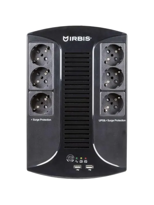 ИБП IRBIS UPS Personal plus  800ВА/480Вт, AVR, 6xEURO(ISBR800E)
