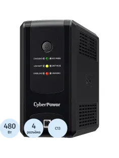 ИБП CyberPower UT850EIG, Line-Interactive,  850VA/480W