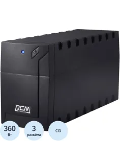 ИБП Powerсom RPT-600A (3 IEC/360Вт)