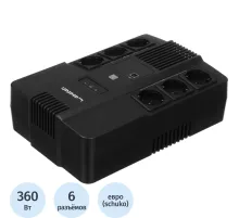 ИБП Ippon Nut 650 650ВА/360Вт черный(2050150)