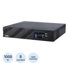 ИБП Powercom Smart King Pro+ SPR-1000 LCD 800Вт 1000ВА черный