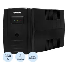 ИБП SVEN Pro 600, 360Вт, 2 евро(SV-013837)