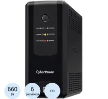 ИБП CyberPower UT1100EIG, Line-Interactive,  1100VA/660W USB (6 IEC С13)