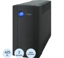 ИБП Сайбер Электро СТАРТ ПЛЮС-850ВА-ЕВРО Лин-инт 850ВА/425Вт RS-232, 2xEURO