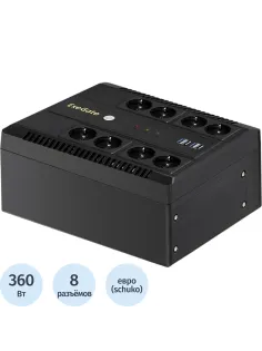ИБП ExeGate NEO NNB-600 600ВА/360Вт,лин.инт, LED, AVR, 8xEURO(EX293853RUS)