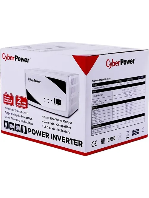 ИБП CyberPower SMP350EI для котла 350VA/200W чистый синус (SMP350EI)