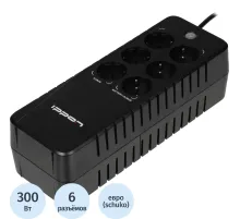 ИБП Ippon Back Verso 600 300Вт/600ВА EURO(4+2) черный