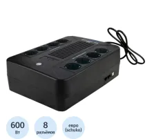 ИБП Энергия Комфорт 1000 USB, лин.-инт., 1000Ва/600Вт, 4+4 EURO(Е0201-1003)