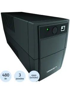 ИБП Ippon Back Basic 850S New Euro 480Вт 850ВА черный (2095135)