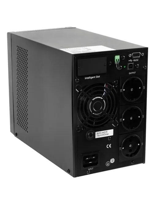 ИБП POWERMAN Online 2000, LCD, double conversion, 2000VA/1800W, 3 euro