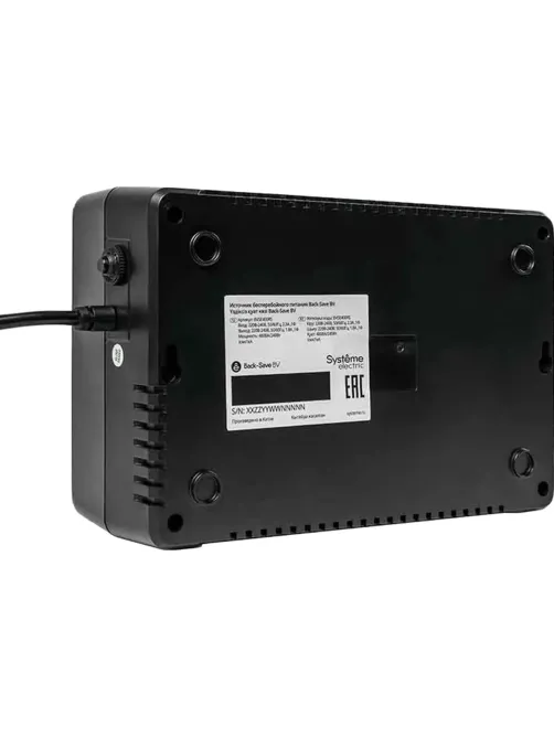 ИБП Systeme Electric Back-Save BV 600 ВА, 3xSchuko, 230В, USB (BVSE600RS)