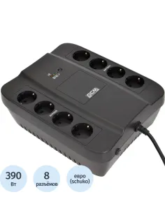 ИБП Powerсom (SPD-650N) Back-UPS SPIDER 650VA/390W