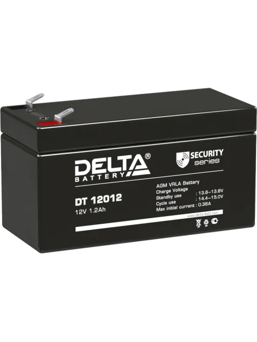 Батарея для ИБП Delta DT 12012 12В/1.2Ah, F1 (97x44x53мм)
