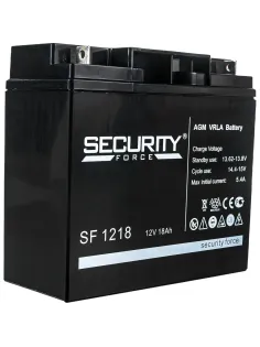 Батарея для ИБП Security Force SF 1218 12В/18, болт М5 (182x76x167мм)