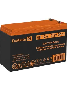 Батарея для ИБП ExeGate HR 12-9 (12V 9Ah 1234W, клеммы F2)(EP129860RUS)
