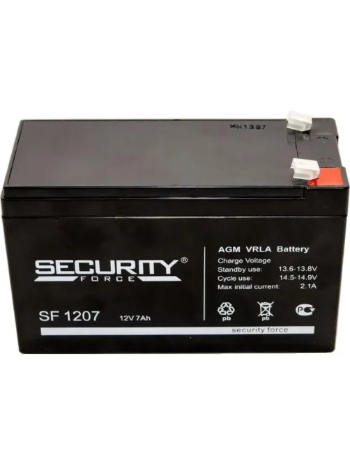 Батарея для ИБП Security Force SF 1207 12 В 7 Ач