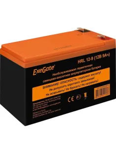 Батарея для ИБП ExeGate HRL 12-9 (12V 9Ah 1234W, клеммы F2)