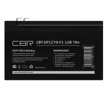 Батарея для ИБП CBR 12В/7Ач, клеммы F1(CBT-GP1270-F1)