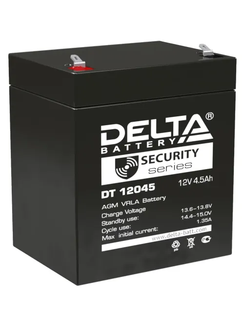 Батарея для ИБП Delta DT 12045 12В/4.5, F1 (90x70x101мм)