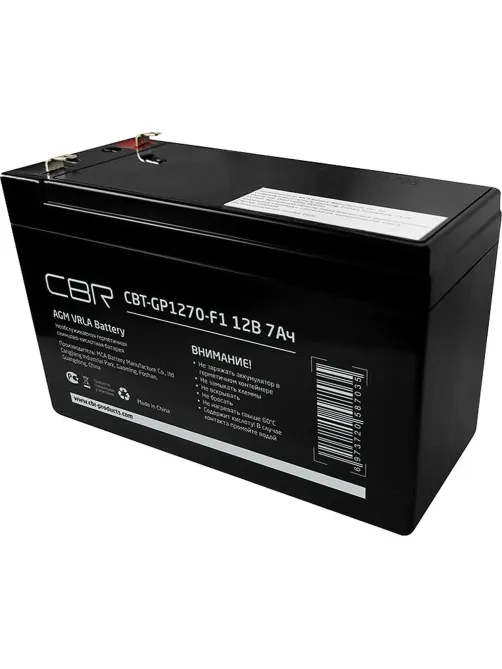 Батарея для ИБП CBR 12В/7Ач, клеммы F1(CBT-GP1270-F1)