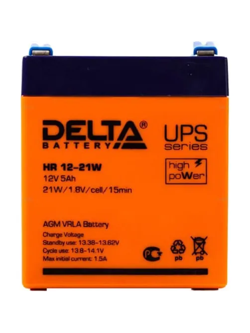 Батарея для ИБП Delta HR 12-21W (12V/5Ah)_D_K