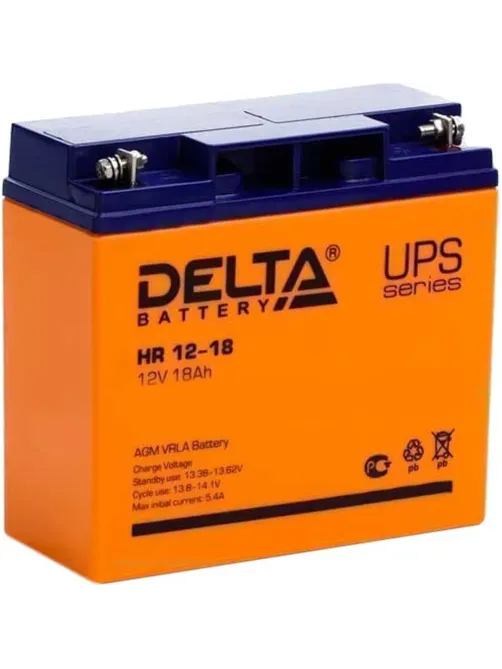 Батарея для ИБП Delta HR 12-18 (12V/18Ah)_D_K