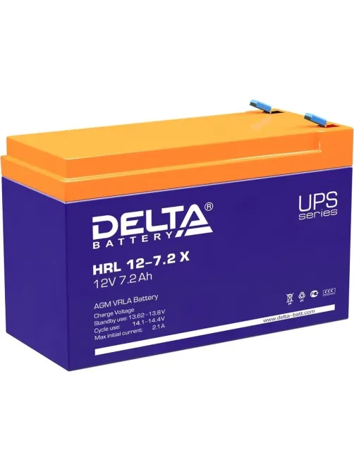Батарея для ИБП Delta HRL 12-7,2 (12V/7,2Ah)