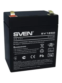 Батарея для ИБП SVEN SV 1250 (12V/5Ah) аккумуляторная