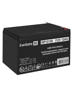 Батарея для ИБП ExeGate ExeGate GP12120 (12V 12Ah, клеммы F2)(EP160757RUS)