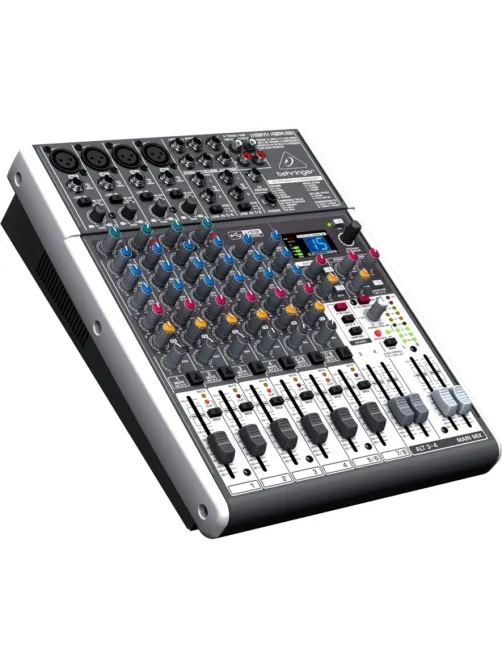 Микшерный пульт Behringer 1204USB, 4 моновхода, 2 стерео, 2 AUX-шины, USB