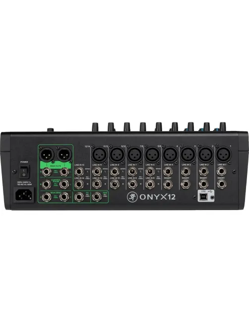 Микшерный пульт Mackie ONYX12, 12-кан. поканальн. запись, проц. эффект, USB