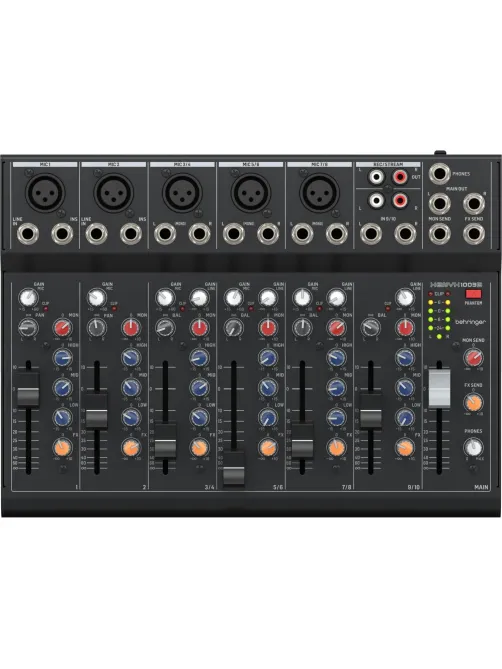 Микшерный пульт Behringer Xenyx 1003B, 10 каналов, 5 микрофонных преампов