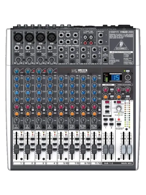 Микшерный пульт Behringer X1622USB, 4 моновхода с компрессорами