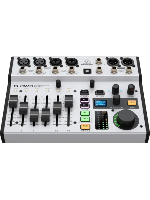 Микшерный пульт Behringer FLOW 8, цифровой, 8 кан, USB, Bluetooth