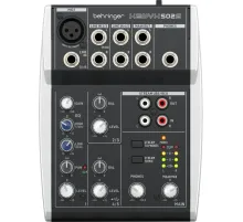 Микшерный пульт Behringer Xenyx 502S, аналогов. 5 вх, USB интерф. для стрим