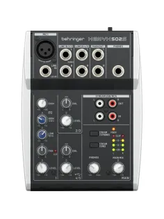 Микшерный пульт Behringer Xenyx 502S, аналогов. 5 вх, USB интерф. для стрим