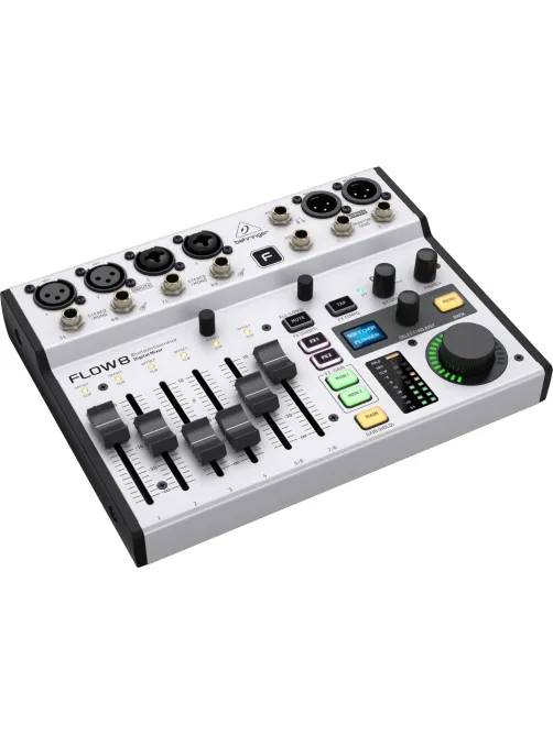 Микшерный пульт Behringer FLOW 8, цифровой, 8 кан, USB, Bluetooth