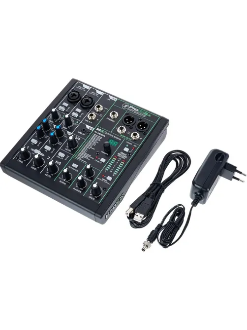 Микшерный пульт Mackie ProFX6v3, 6-канальный, с процессором эффектов