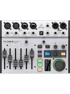 Микшерный пульт Behringer FLOW 8, цифровой, 8 кан, USB, Bluetooth