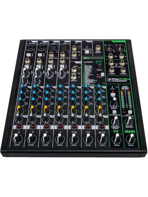 Микшерный пульт MACKIE ProFX10v3, 10-канальный, с процессором эффектов, USB