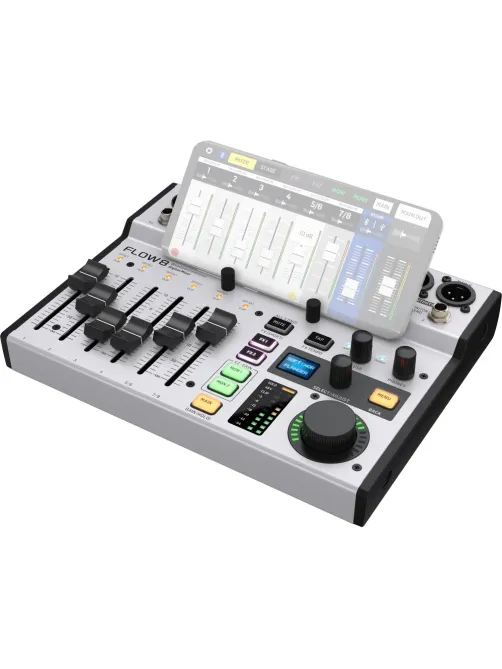 Микшерный пульт Behringer FLOW 8, цифровой, 8 кан, USB, Bluetooth