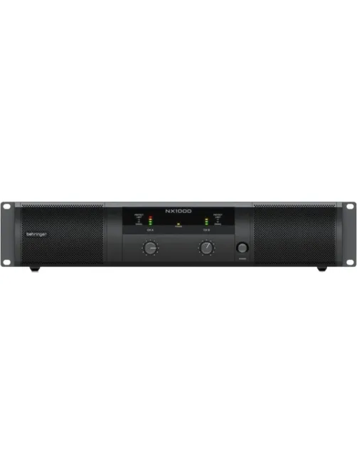 Усилитель мощности Behringer NX1000, D-класс. 2x500Вт (2Ом)