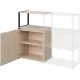 Полустеллаж для документов K-Loft  241H023 645х400х1068 дуб сканд/черный